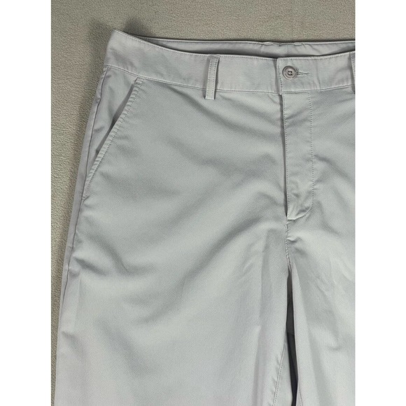Under Armour Mens Golf Pants Straight Leg Regular Fit Mid Rise Stretch Beige - Picture 2 of 12
